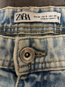 ZARA Light Wash Wide Leg Jeans