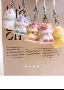 Cute Plush Animal Charms