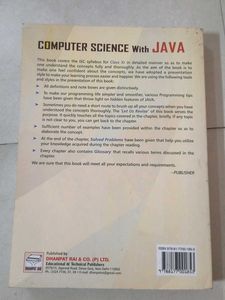 Computer Science Java Class XI (SUMITA ARORA)