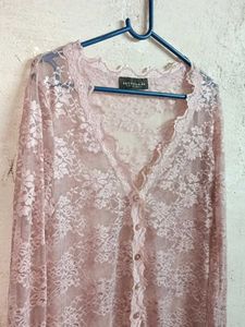 See-through Lace Shirt