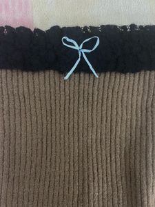 Bambi brown knit top🍫🦌