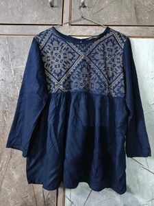 Navy blue Top