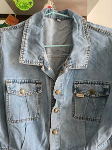 Stylish Denim Shirt Dress