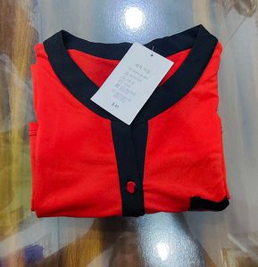 Colorblock V-Neck Casual Top