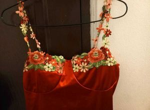 Red Floral Slip Dress