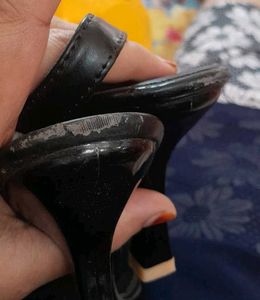 JM LOOK Black Pointed Stiletto Heels