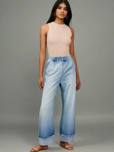Imported Washed Light Blue Jeans