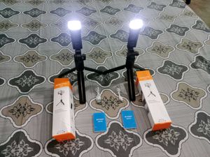 Selfie stick tripod with Led light & Bluetoo