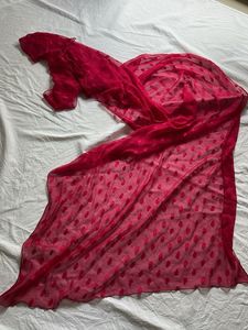 Hot Pink Dupatta/ Scarf