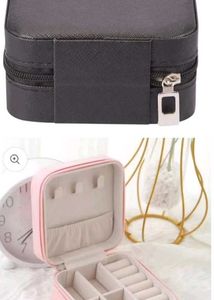 Portable Travel Jewelry Organizer Box with Zipper
