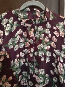 Floral Print Kurta