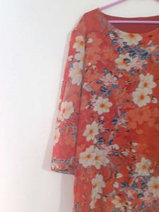 Orange Top Xxl ALine New Like