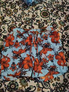 Floral Print Women's Shorts