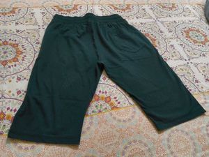 Adidas Green Knee-Length Track Pants