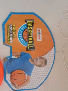 Adjustable Basketball Toy 2 rings broken