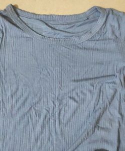 Cute Blue Pajama Set