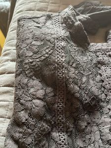 Elegant Black Lace Top