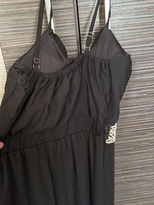 Elegant Black Embellished Maxi Dress