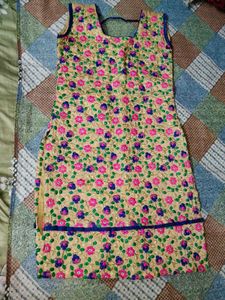Embroidered Silk Kurta