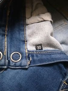 Straight Fit Blue Jeans