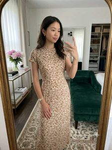 Floral Print Midi Dress