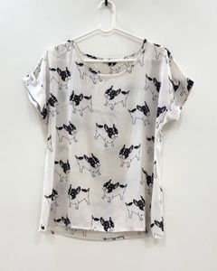 Dog Print Top