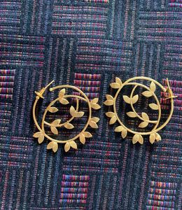 Gold Leaf Earrings