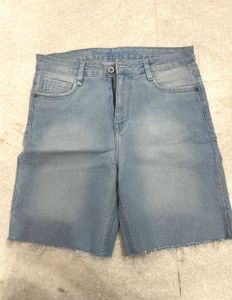 Light Wash Denim Shorts