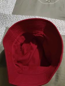 Red Bucket Hat for Women