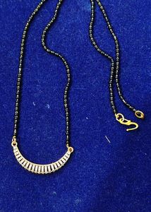 Designer Mangalsutra with CZ stones