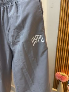 Stylish Grey Track Pants with Side Stripes