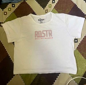 White Crop Tshirt 😋