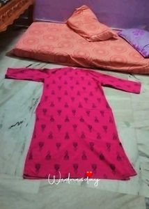 🌺jhumka Printed Cotton Kurta