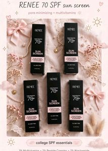 PACK OF 5 Renee Sunscreen SPF 70