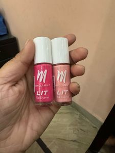 MyGlamm LIT Nail Enamel Duo