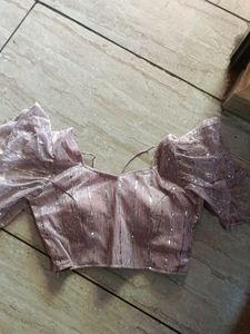 Sparkly Pink Blouse