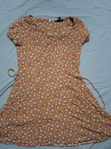 Floral Print Wrap Dress