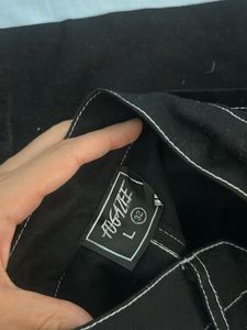 black baggy pants