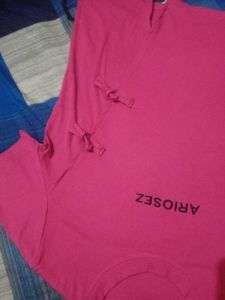 Pink T-Shirt with Unique Design