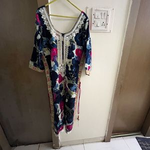 Elegant Floral Kurta
