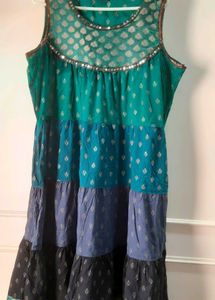 Shrishti Brand Bohemian Tiered Ethnic Kurti