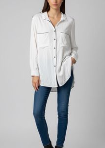 Mango White Shirt