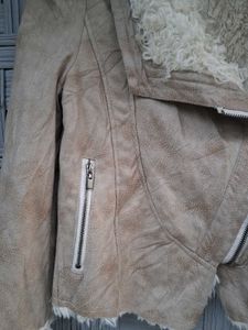 women suede furry Jacket
