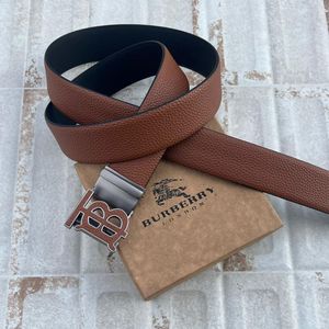 Burberry Black Leather Belt