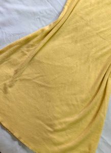 Yellow Ribbed Racerback Top