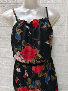 Floral Print Maxi Dress