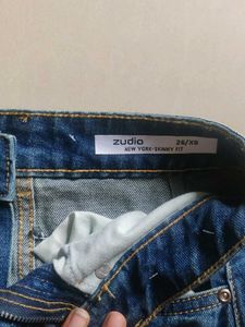 Denim Cargo Mini Skirt