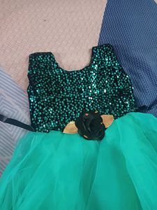 Kids Net Party Wear Frock