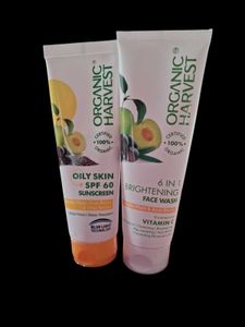 Organic Harvest Sunscreen & Face Wash Duo