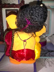 ganpatti bapa idol making with clay